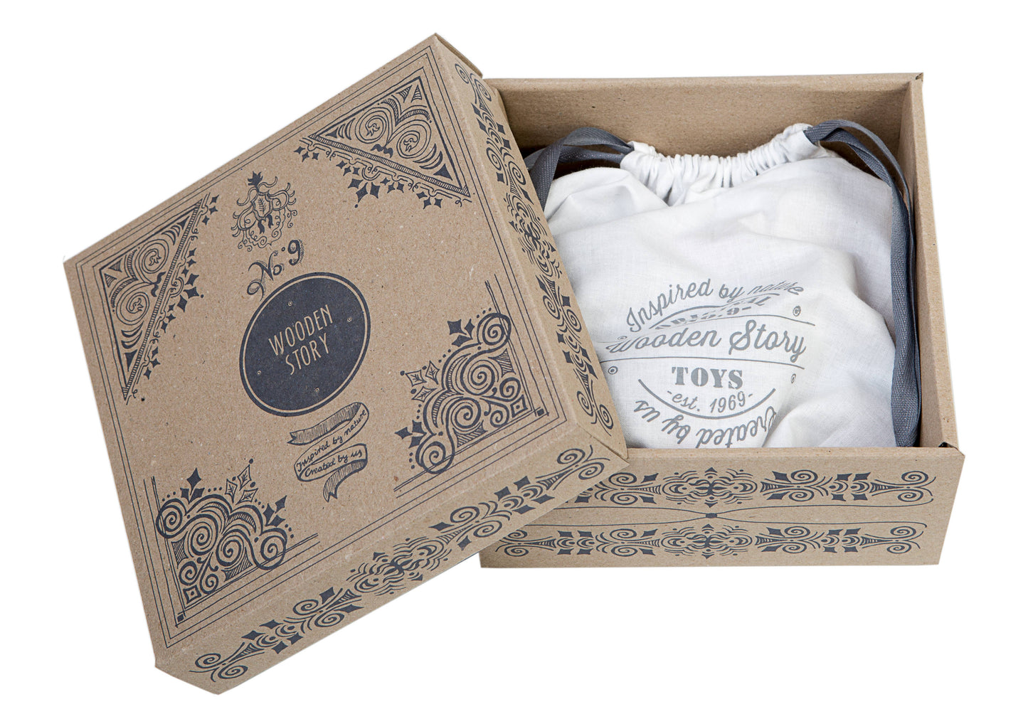 Stapelbarer Montessori-Spielzeugturm Regenbogen – Bausteine aus Holz