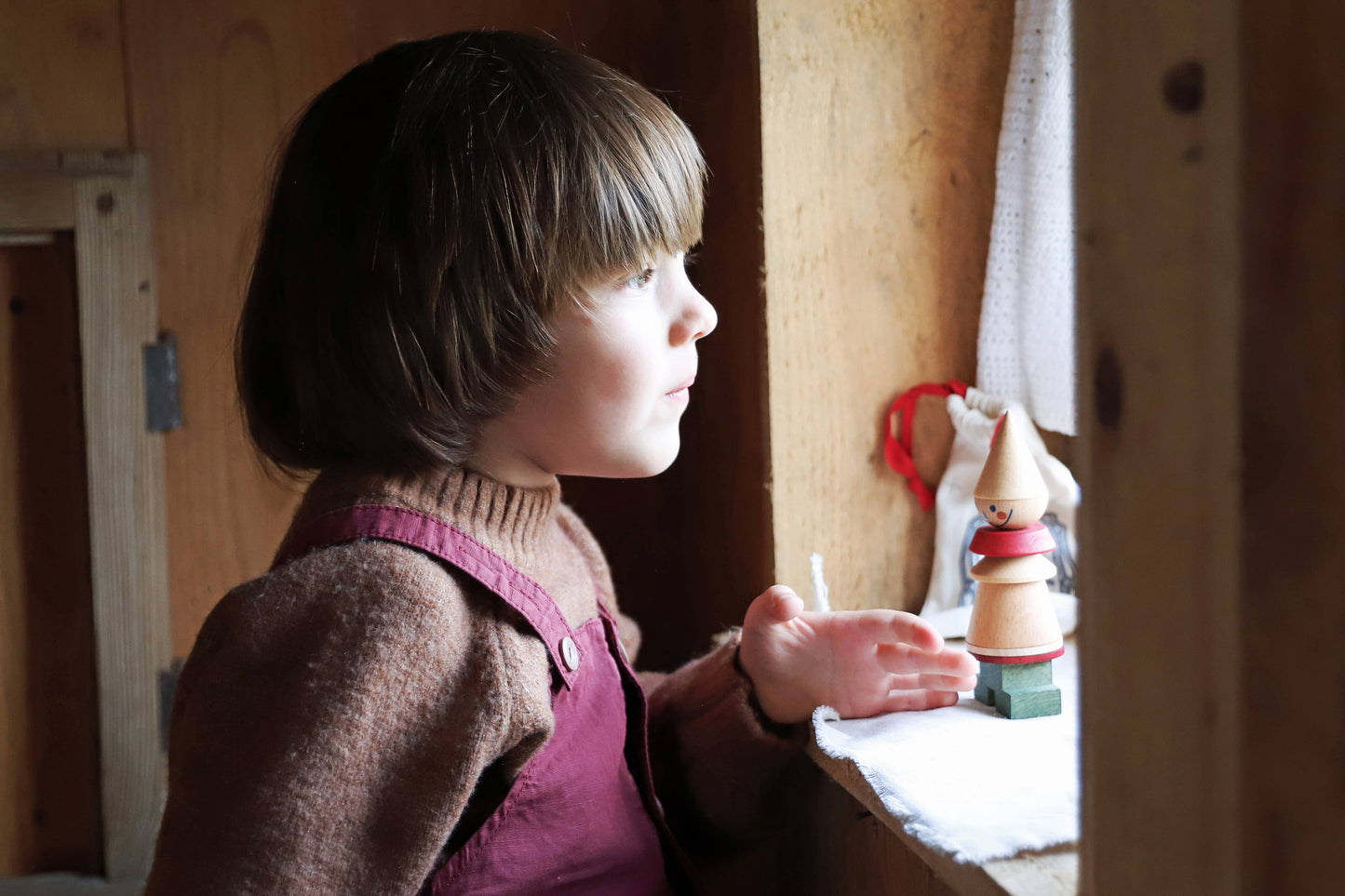 Montessori Stapelstock Spielzeug – Strichfiguren kreativ arrangieren