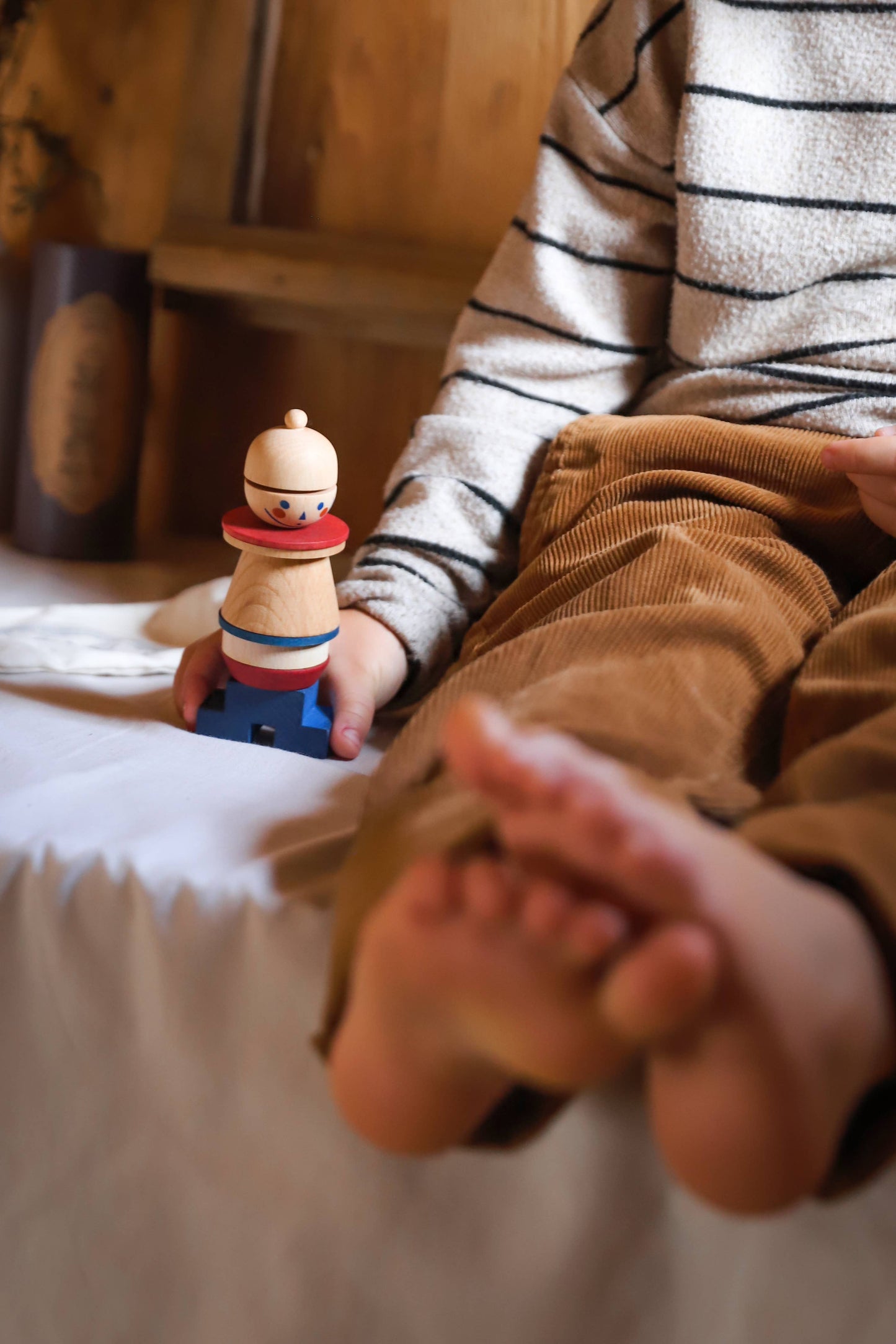 Montessori Stapelstock Spielzeug – Kreatives Lernen mit Strichfiguren