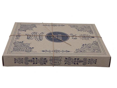 Natur-Holzklötze im Tablett – 54 Stück | Nachhaltiges Montessori-Spielzeug