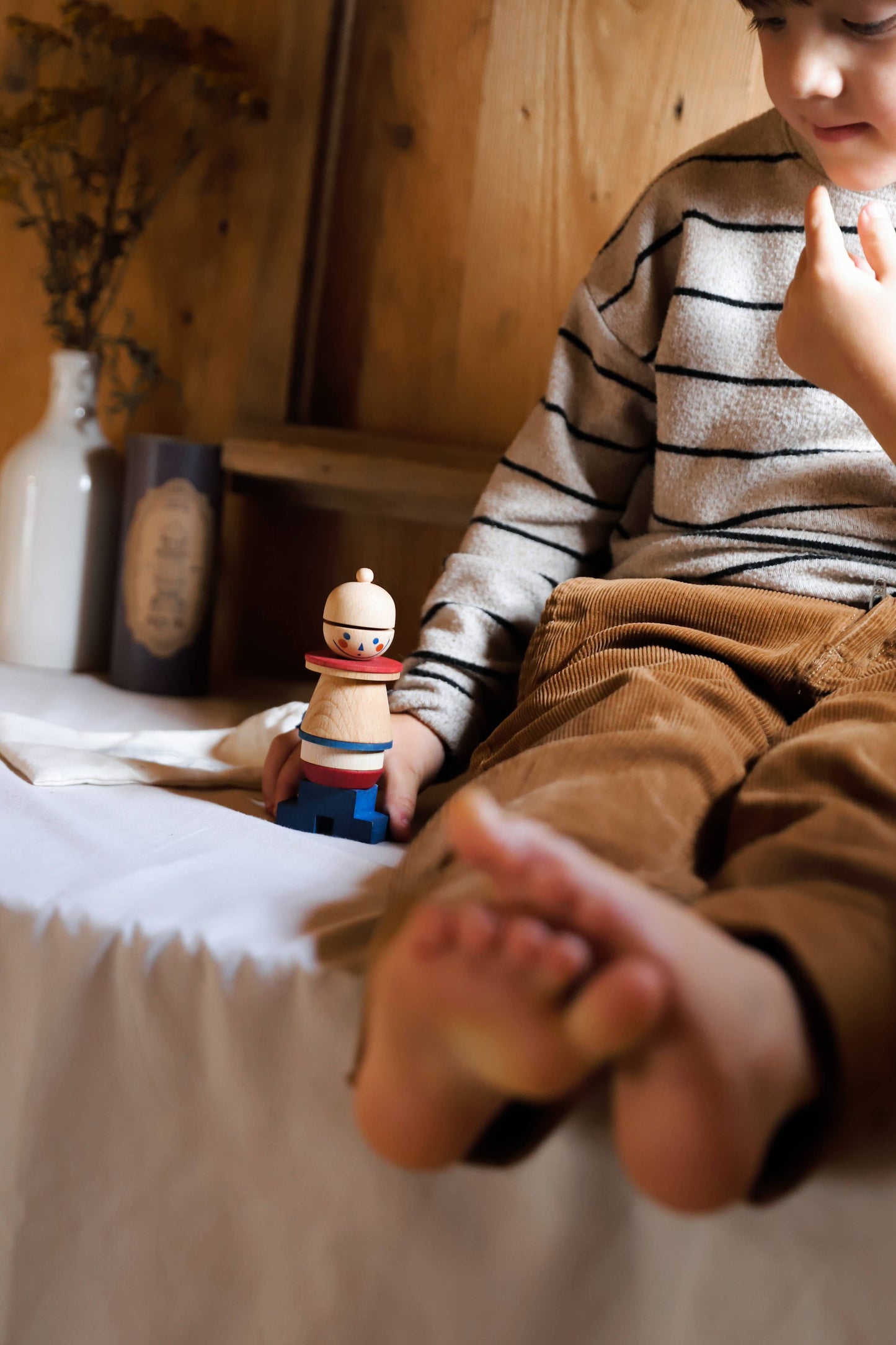 Montessori Stapelstock Spielzeug – Kreatives Lernen mit Strichfiguren