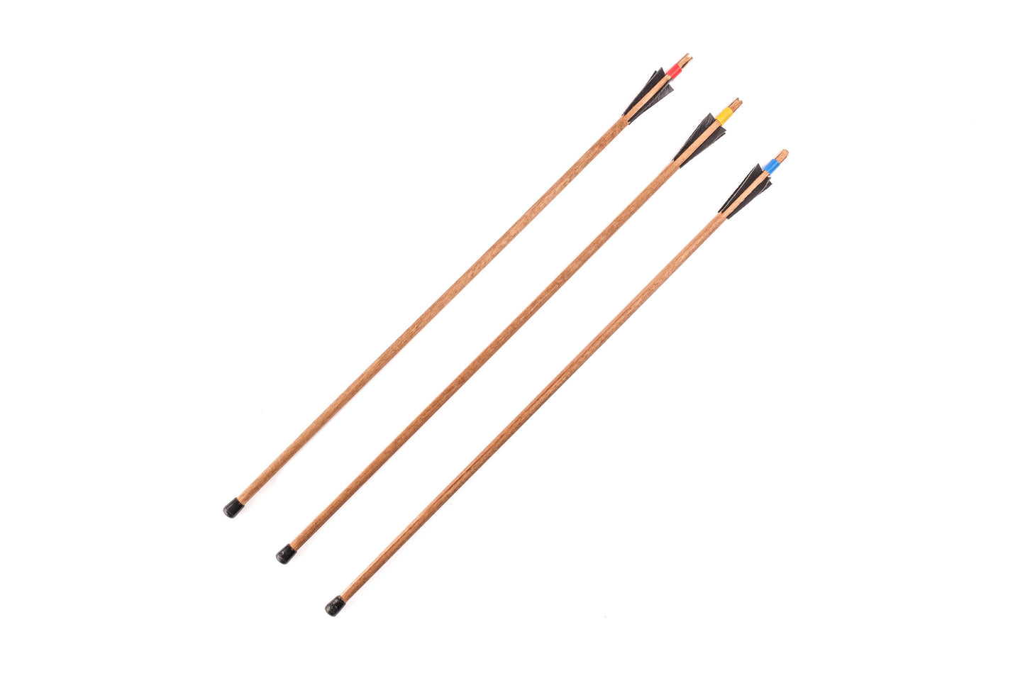 Holzpfeile für Bogenschießen – Set mit zusätzlichen 52 cm Pfeilen